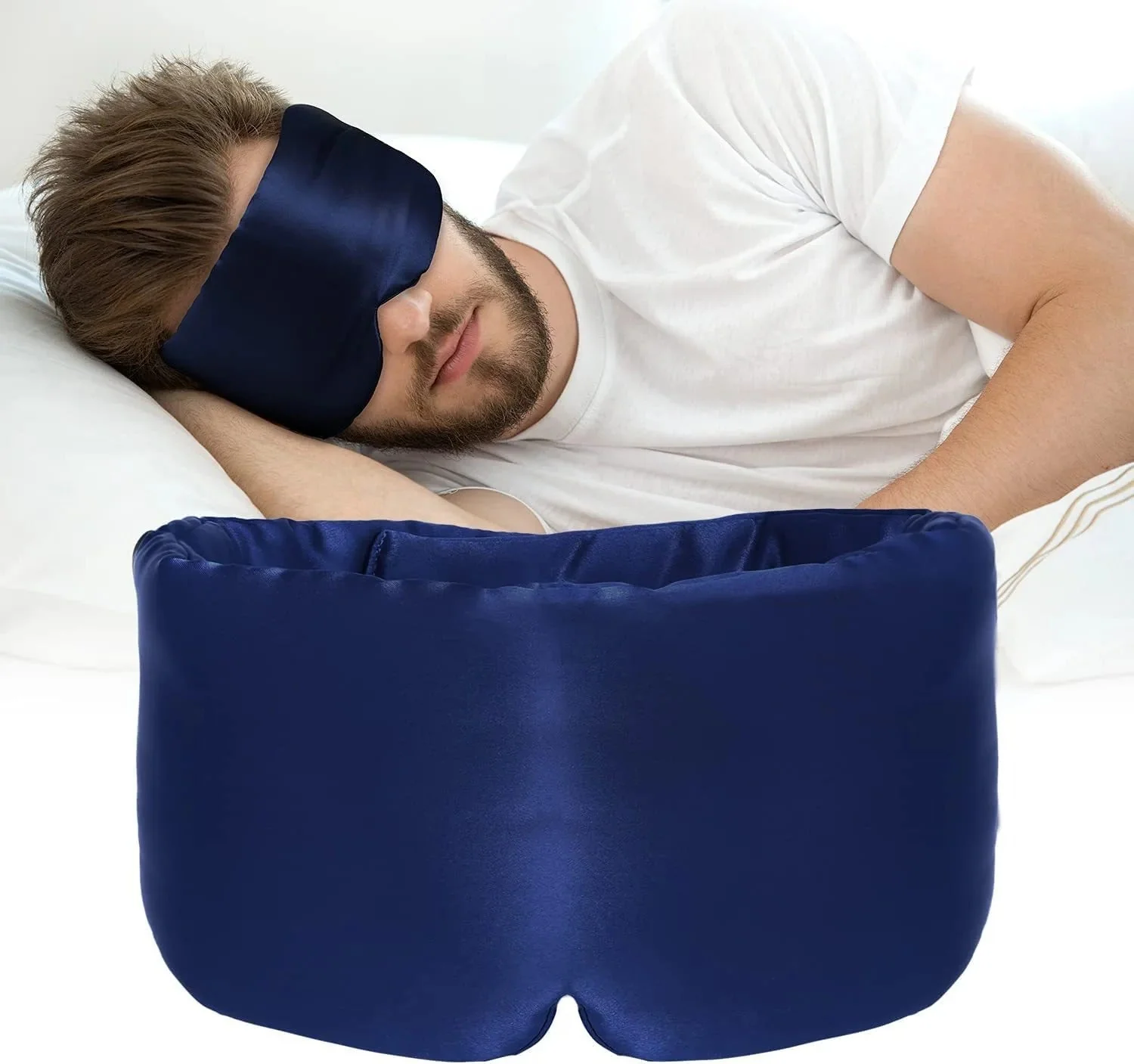 SnoozeLux - Masque de Nuit en Soie de Murier pour un Sommeil Réparateur – Image 4