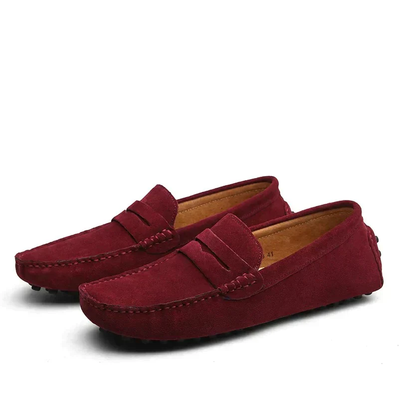 Mocassins en daim de style italien pour hommes – Image 2
