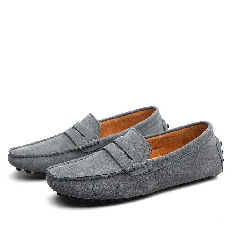 Mocassins en daim de style italien pour hommes – Image 9