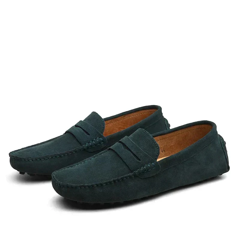 Mocassins en daim de style italien pour hommes – Image 8