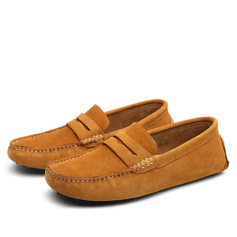 Mocassins en daim de style italien pour hommes – Image 4