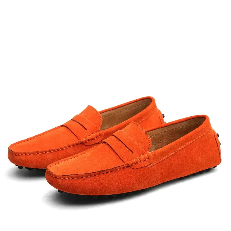 Mocassins en daim de style italien pour hommes – Image 5